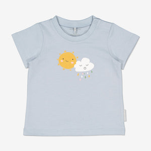 Organic Cotton Blue Baby T-Shirt