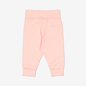 Organic Cotton Pink Baby Leggings