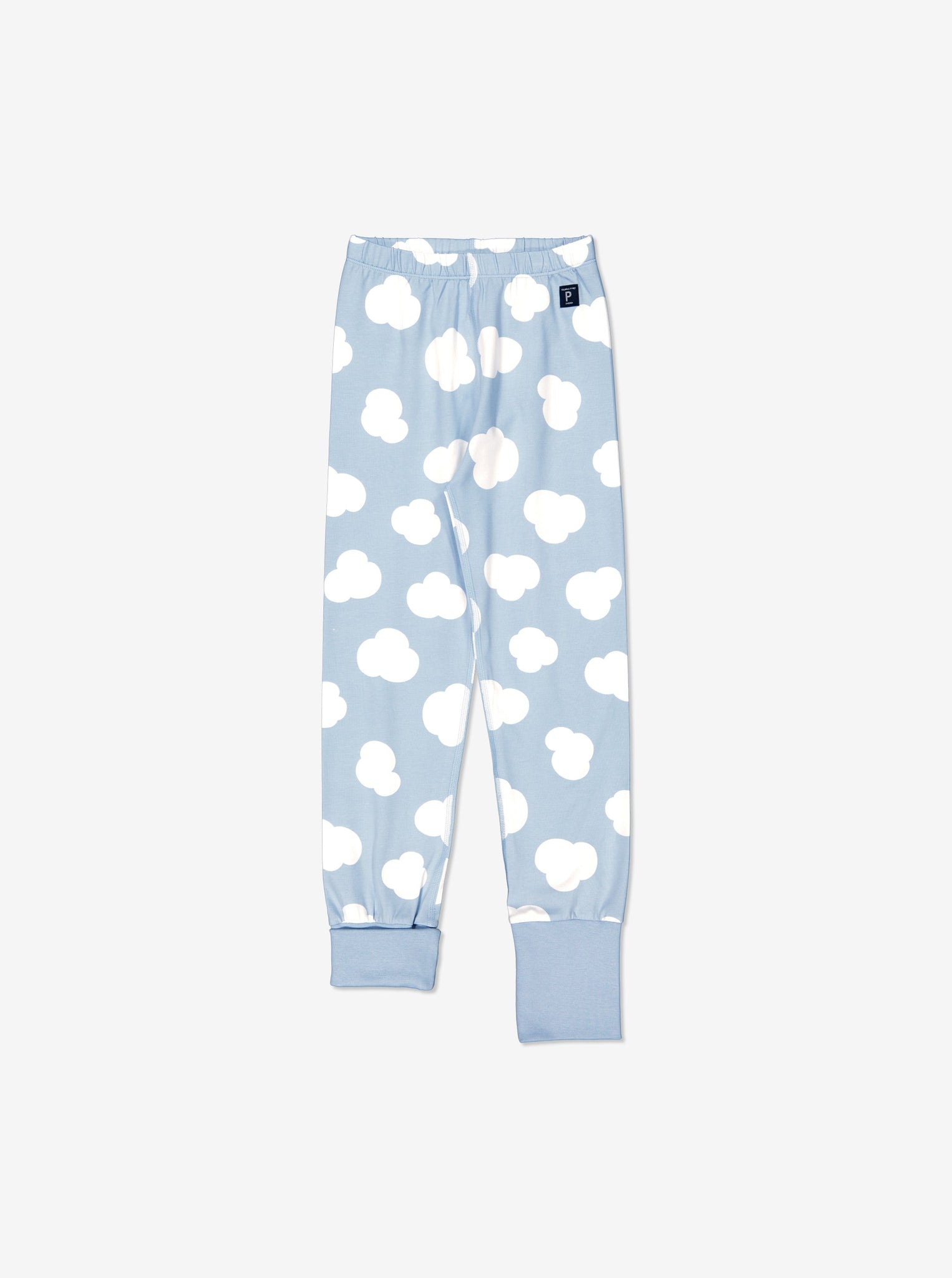  Cotton Cloud Print Kids Pyjamas from Polarn O. Pyret Kidswear. Made using ethically sourced materials.
