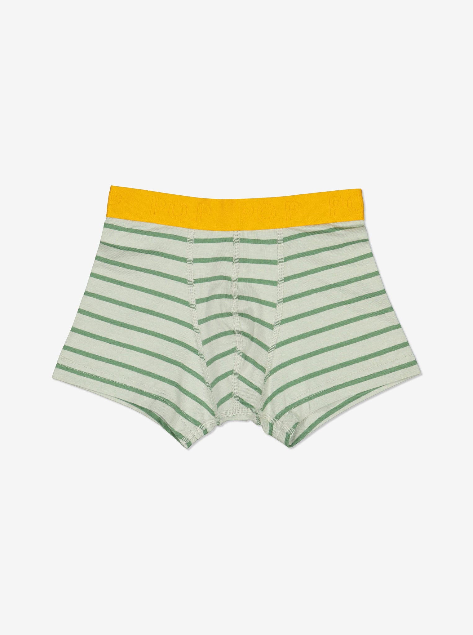 Green Boys Cotton Boxer Shorts