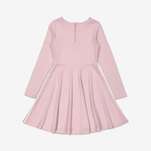  Girls Pink Twirl Dress from Polarn O. Pyret Kidswear. Made from sustainable materials.