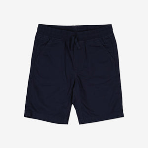 Navy Organic Cotton Kids Chino Shorts from Polarn O. Pyret Kidswear. Made from 100% GOTS Organic Cotton.
