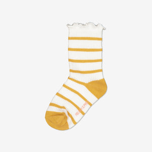  Yellow Kids Socks Multipack from Polarn O. Pyret Kidswear. Made using ethically sourced materials.