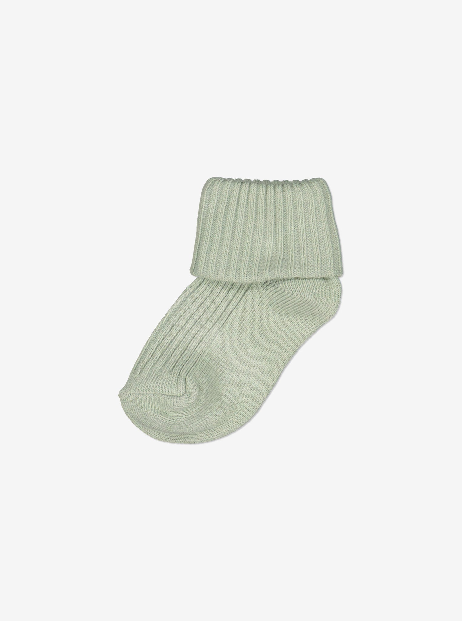  Green Soft Baby Socks from Polarn O. Pyret Kidswear. Made using eco-friendly materials.