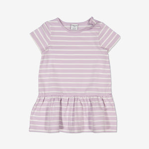 Organic Cotton Pink Girls Dress from Polarn O. Pyret Kidswear. Made from ethically sourced materials.