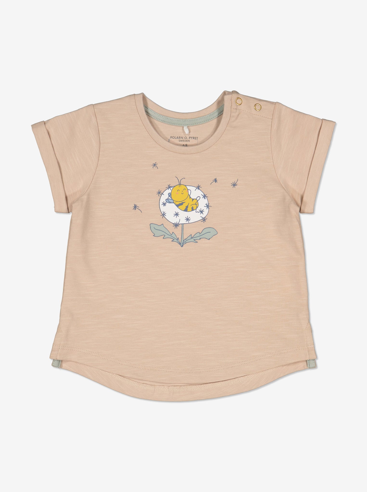 Bumble Bee Unisex Baby T-Shirt from Polarn O. Pyret Kidswear. Made from ethically sourced materials.