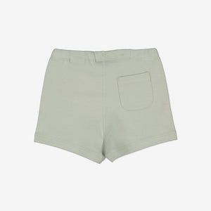 Organic Cotton Green  Baby Shorts from Polarn O. Pyret Kidswear. Made from ethically sourced materials.