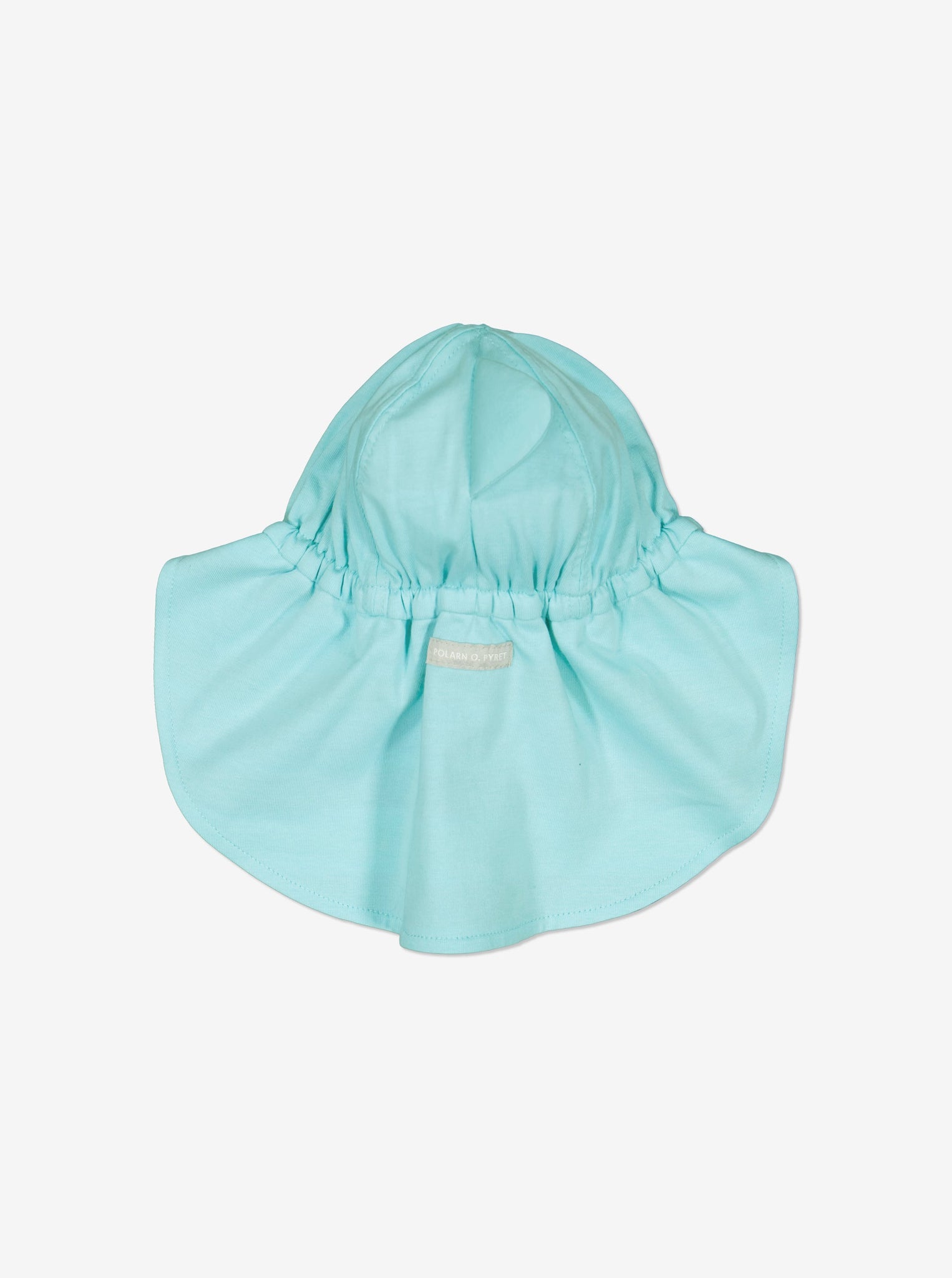 Dolphin Print Baby Sun Hat from Polarn O. Pyret Kidswear. Ethically made and sustainably sourced materials.