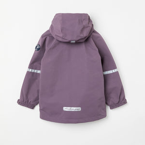 Purple Kids Waterproof Shell Jacket from the Polarn O. Pyret kidswear collection. Quality kids clothing made to last.