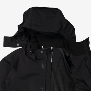 Kids Black Waterproof Shell Jacket from the Polarn O. Pyret kidswear collection. The best ethical kids outerwear.