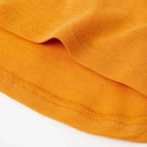 Merino Wool Yellow Thermal Kids Top from the Polarn O. Pyret kidswear collection. Made using ethically sourced materials.