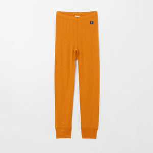 Merino Yellow Thermal Kids Long Johns from the Polarn O. Pyret kidswear collection. Made using ethically sourced materials.