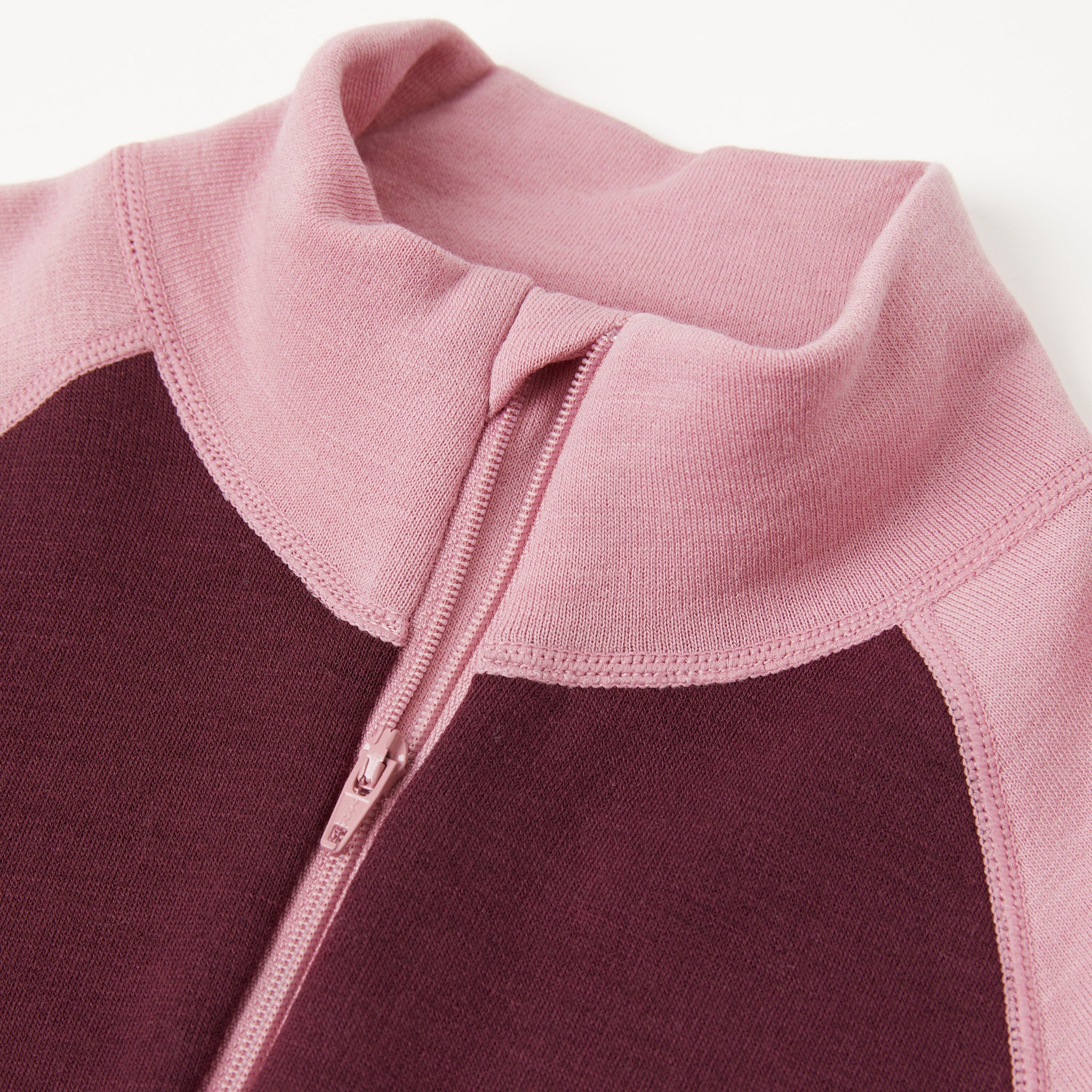 Merino Thermal Burgundy Kids Jumper from the Polarn O. Pyret kidswear collection. Made from sustainable sources.