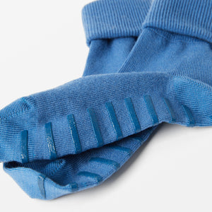 Blue Merino Wool Baby Socks from the Polarn O. Pyret kidswear collection. Sustainably produced kids outerwear.