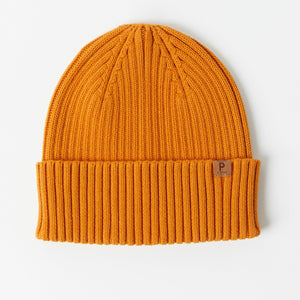 Yellow Kids Knitted Hat from the Polarn O. Pyret kidswear collection. Ethically produced kids outerwear.