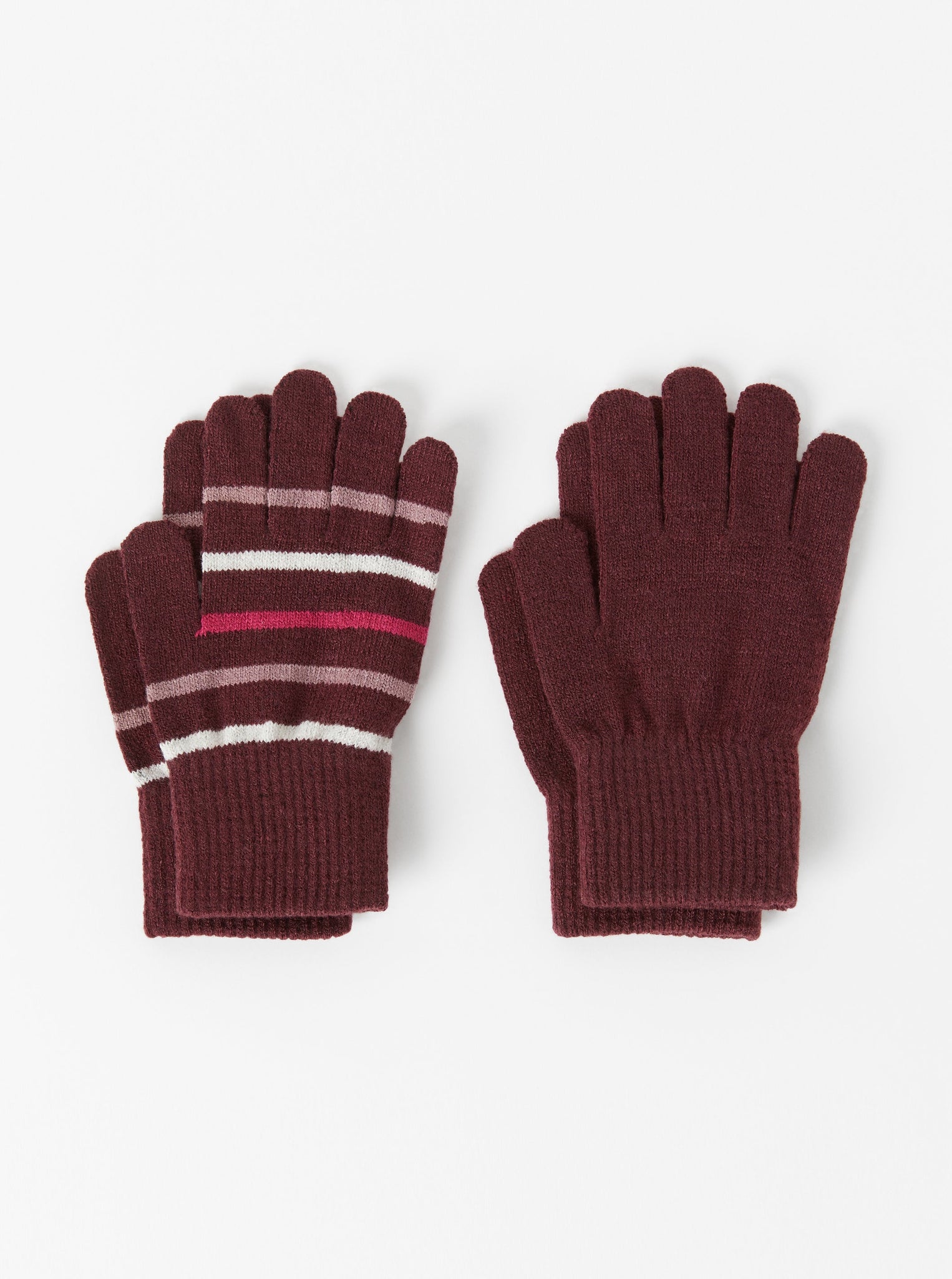 Burgundy Magic Kids Gloves Multipack from the Polarn O. Pyret kidswear collection. Made from sustainable sources.