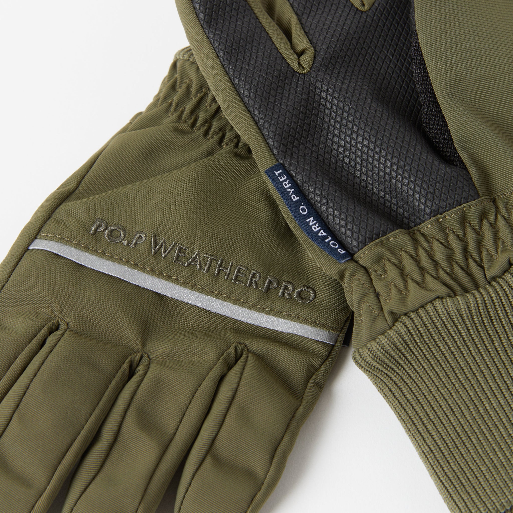 Green Kids Waterproof Gloves from the Polarn O. Pyret kidswear collection. Quality kids clothing made to last.