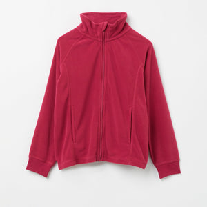 Red Kids Thermal Fleece Top from the Polarn O. Pyret kidswear collection. Sustainably produced kids outerwear.