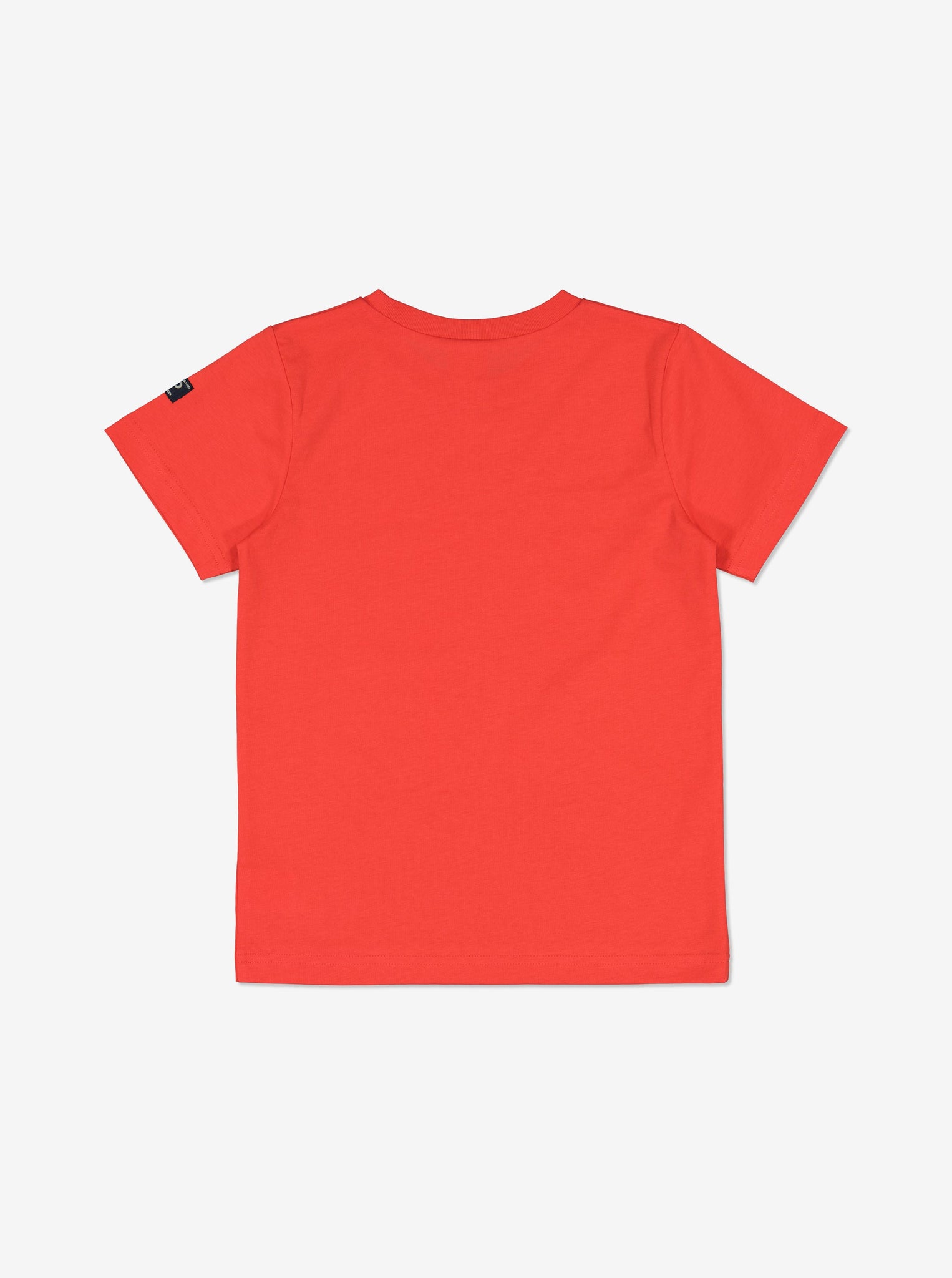Organic Cotton Red Kids T-Shirt from Polarn O. Pyret Kidswear. Made from 100% GOTS Organic Cotton.