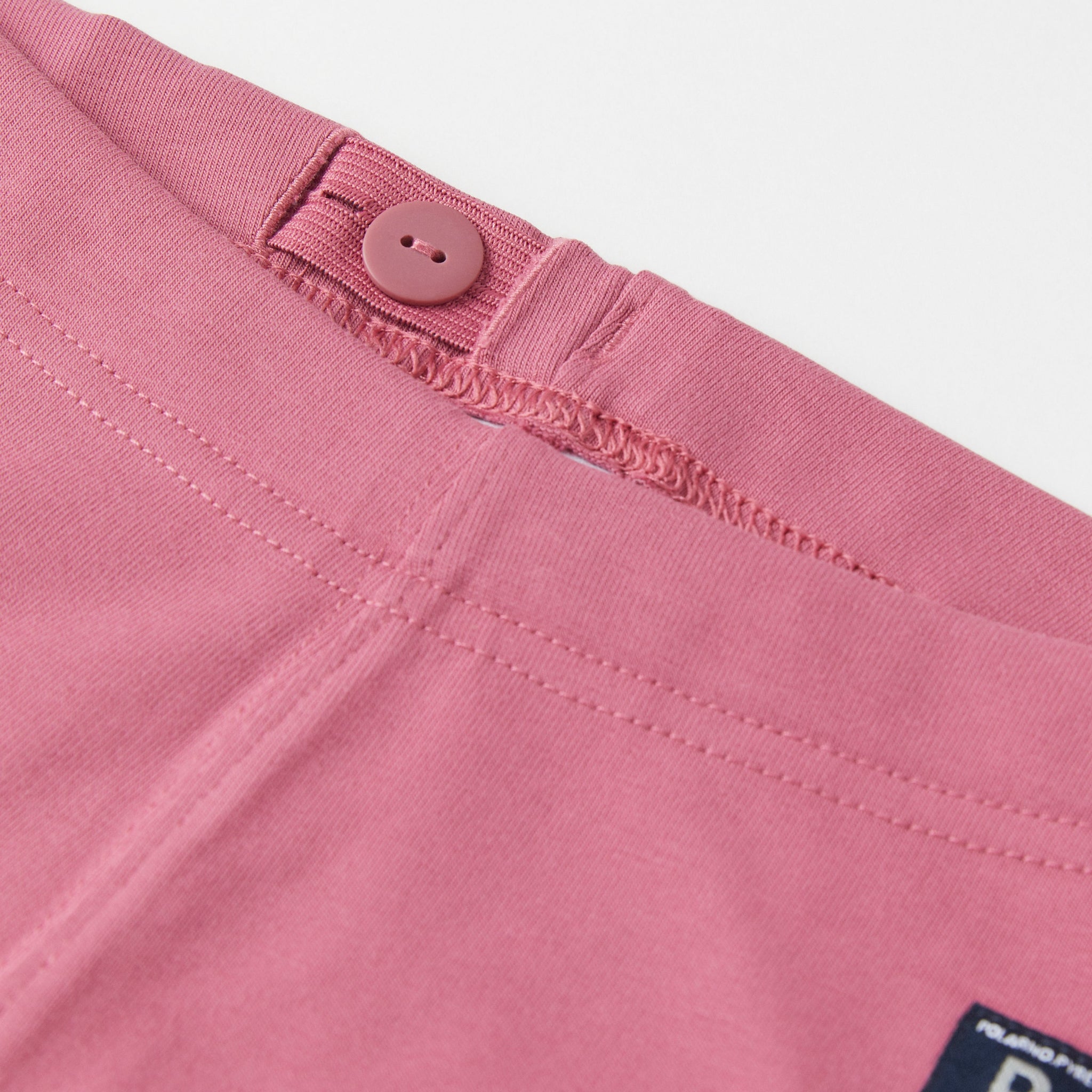 Organic Cotton Pink Kids Leggings from the Polarn O. Pyret Kidswear collection. The best ethical kids clothes