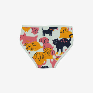 Organic Cotton Green Girls Briefs from the Polarn O. Pyret Kidswear collection. Nordic kids clothes made from sustainable sources.
