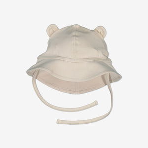 Baby Sun Hat With Chin Ties from Polarn O. Pyret Kidswear. Ethically made and sustainably sourced materials.