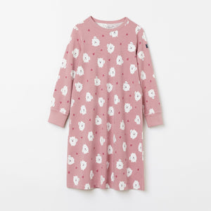 Organic Cotton Floral Kids Nightdress from the Polarn O. Pyret Kidswear collection. Ethically produced kids clothing.