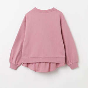 Organic Cotton Floral Kids Sweatshirt from the Polarn O. Pyret Kidswear collection. The best ethical kids clothes