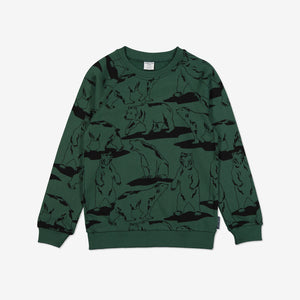 Bear Print Kids Sweatshirt