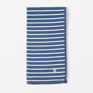 Organic Cotton Blue Baby Blanket from the Polarn O. Pyret Kidswear collection. Clothes made using sustainably sourced materials.