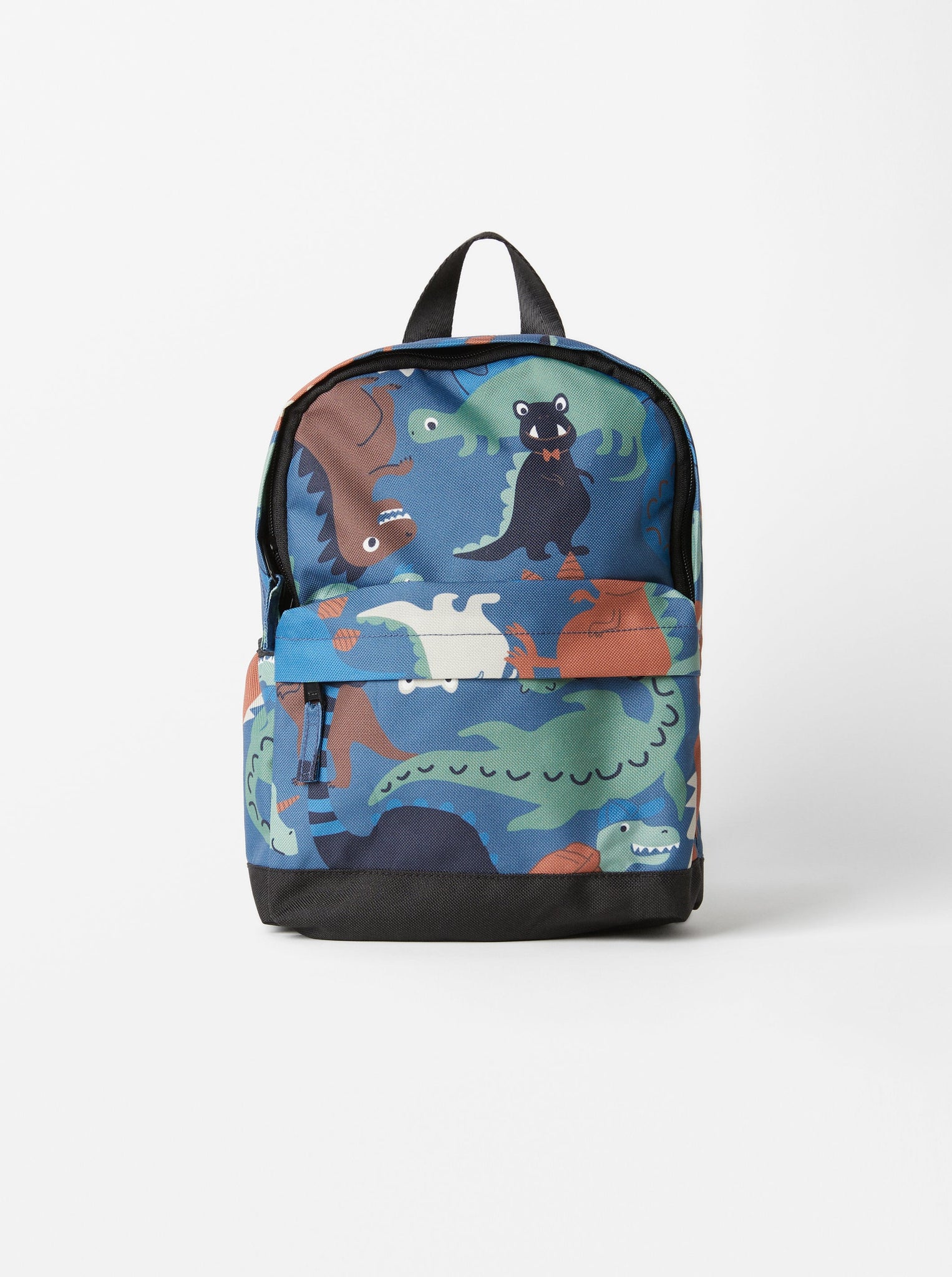 Dinosaur Print Kids Backpack from the Polarn O. Pyret Kidswear collection. Clothes made using sustainably sourced materials.