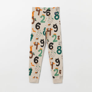 Organic Cotton Beige Kids Leggings from the Polarn O. Pyret Kidswear collection. The best ethical kids clothes