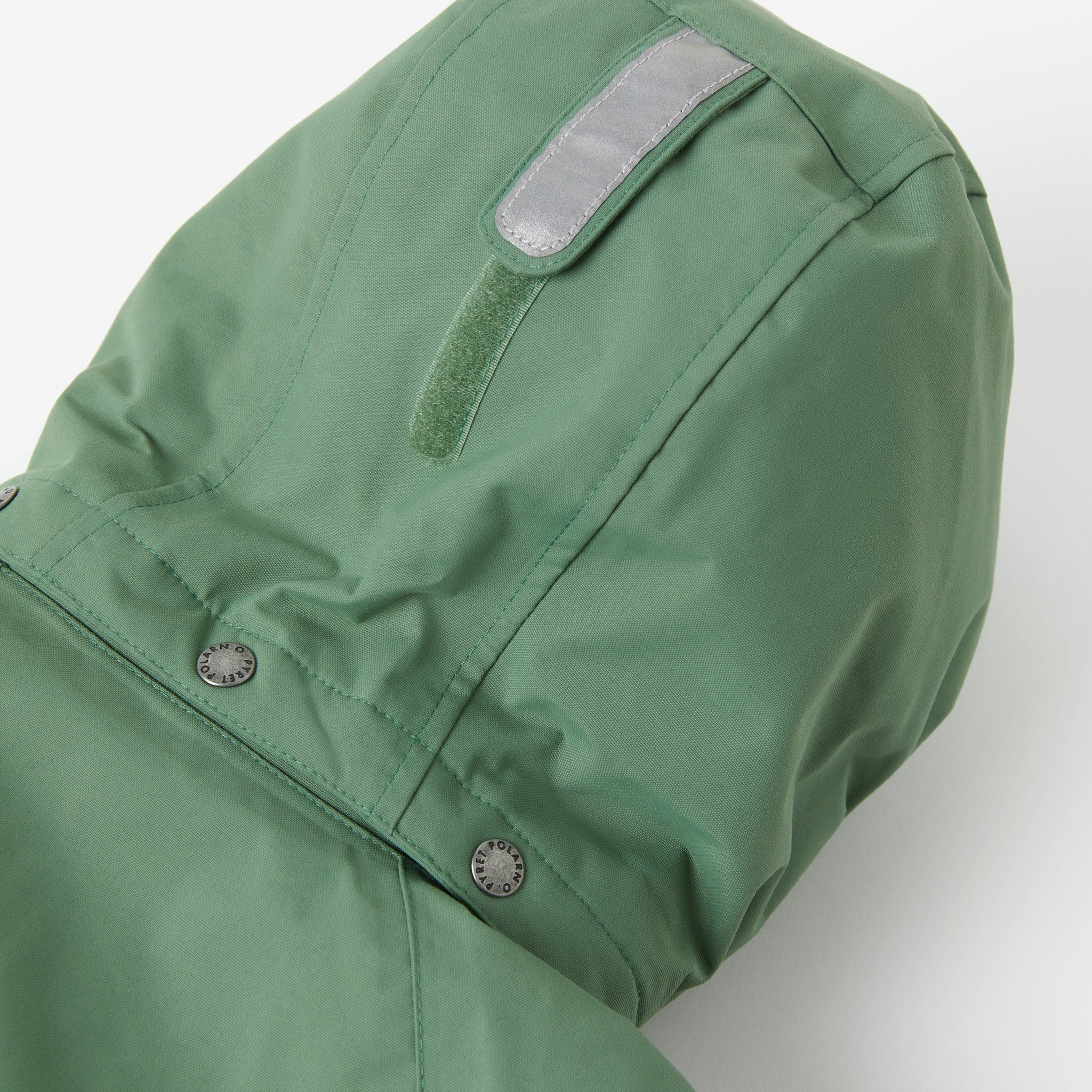 Green Kids Waterproof Overall from the Polarn O. Pyret kidswear collection. Ethically produced outerwear.