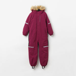 Red Kids Waterproof Overall from the Polarn O. Pyret kidswear collection. Ethically produced kids outerwear.