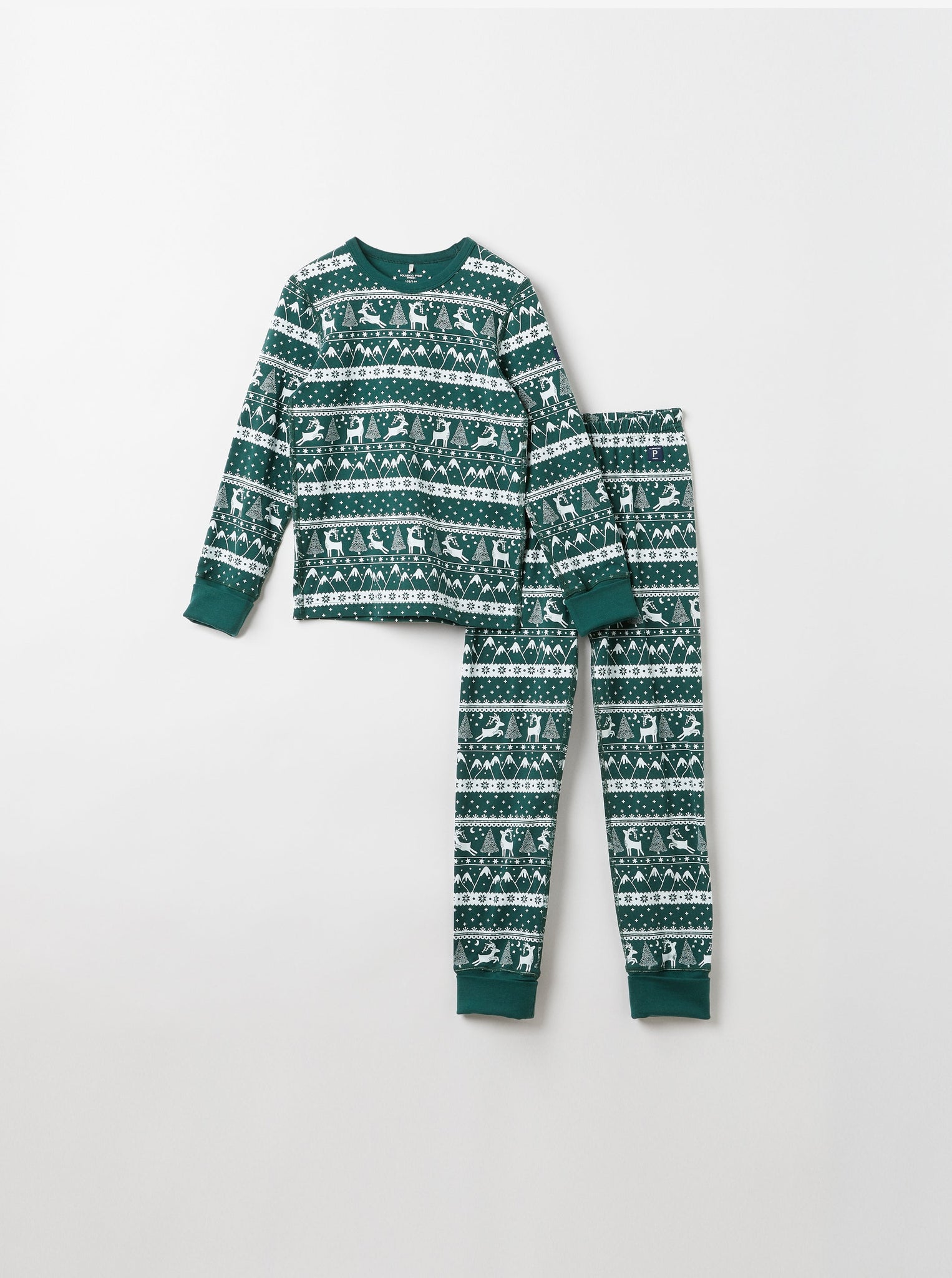 Organic Cotton Kids Christmas Pyjamas from the Polarn O. Pyret kidswear collection. The best ethical kids clothes