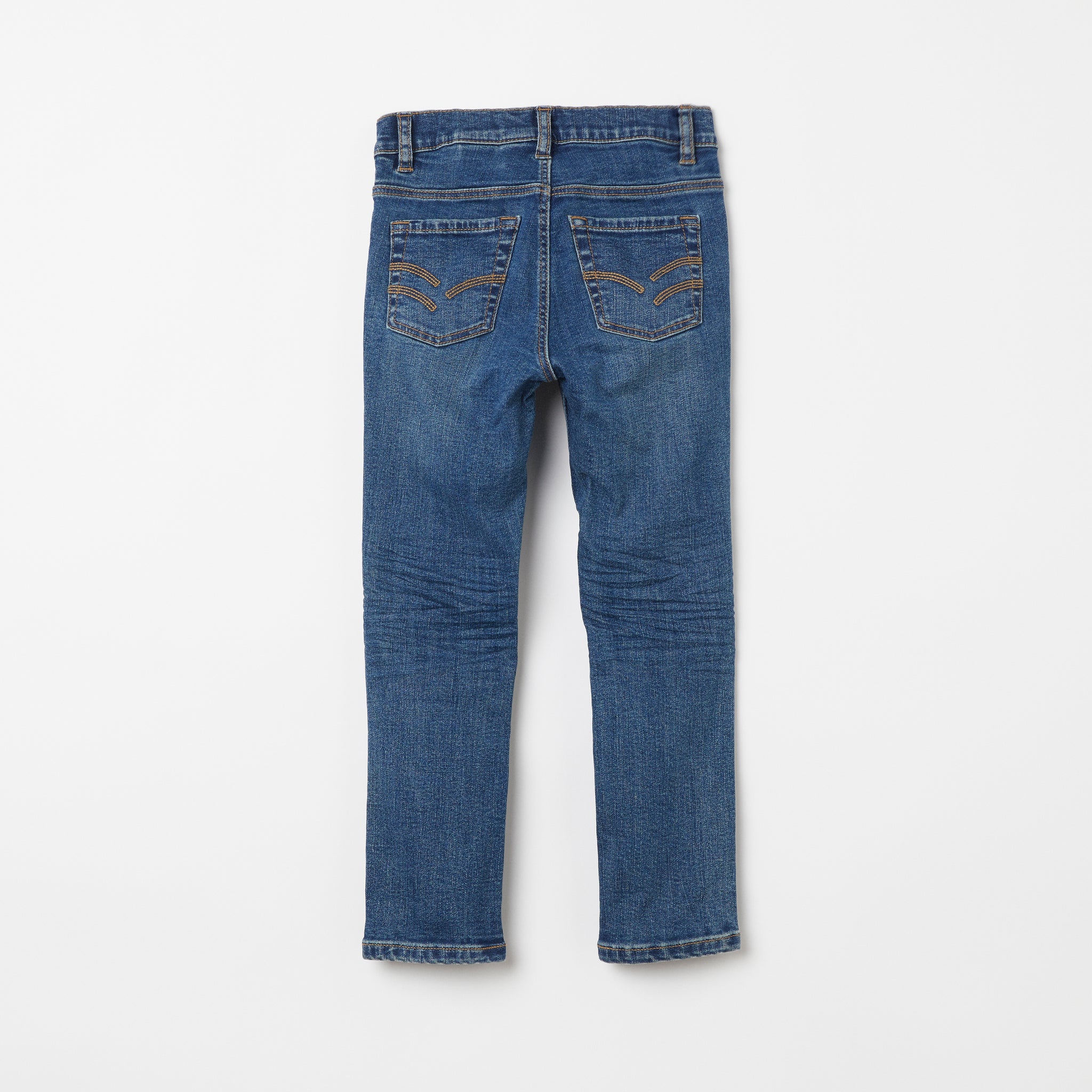 Super Slim Fit Blue Denim Kids Jeans