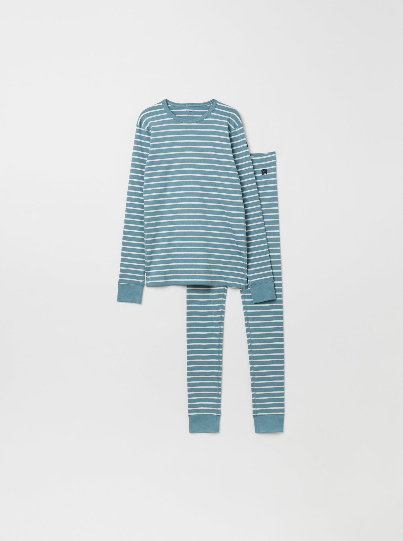 Organic Cotton Blue Adult Pyjamas from the Polarn O. Pyret adult collection. Ethically produced kids clothing.