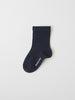Merino Wool Navy Kids Socks from the Polarn O. Pyret kidswear collection. Clothes made using sustainably sourced materials.