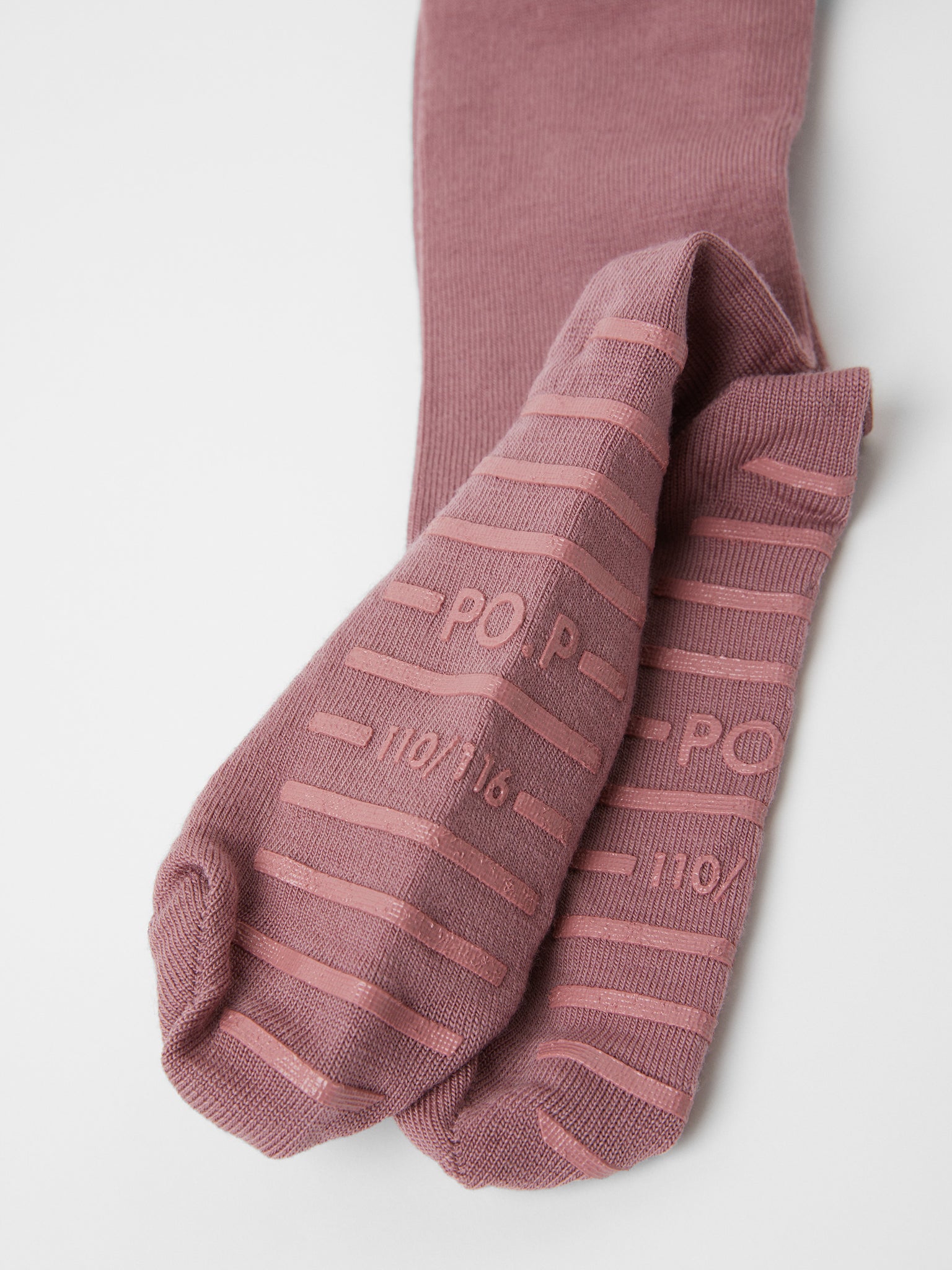 Merino Wool Pink Antislip Kids Tights from the Polarn O. Pyret kidswear collection. Clothes made using sustainably sourced materials.