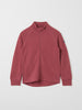 Terry Wool Red Kids Thermal Zip Top from the Polarn O. Pyret outerwear collection. Quality kids clothing made to last.