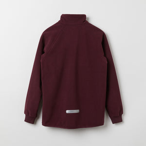 Burgundy Adult Waterproof Fleece Jacket from the Polarn O. Pyret outerwear collection. Made using ethically sourced materials.