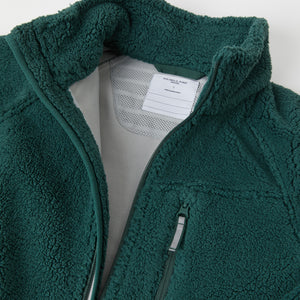 Green Adult Waterproof Shell Jacket from the Polarn O. Pyret outerwear collection. Ethically produced kids outerwear.