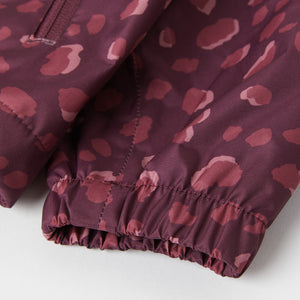 Burgundy Kids Waterproof Shell Jacket from the Polarn O. Pyret outerwear collection. Quality kids clothing made to last.