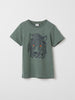 Organic Cotton Big Cat Kids T-Shirt from the Polarn O. Pyret kidswear collection. Made using 100% GOTS Organic Cotton