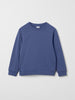 Organic Cotton Blue Kids Sweatshirt from the Polarn O. Pyret kidswear collection. Ethically produced kids clothing.