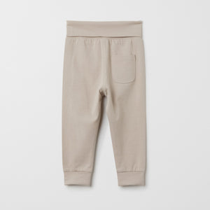 Organic Cotton Beige Baby Leggings from the Polarn O. Pyret baby collection. The best ethical baby clothes