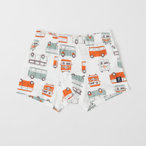Organic Cotton Boys Boxer Shorts from the Polarn O. Pyret kidswear collection. The best ethical kids clothes