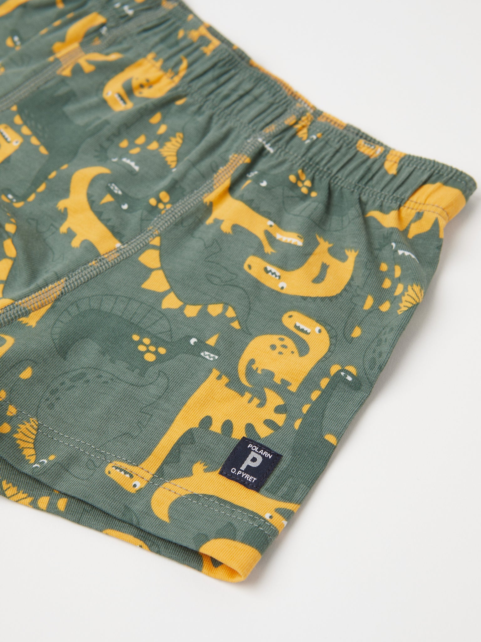 Organic Cotton Boys Boxer Shorts from the Polarn O. Pyret kidswear collection. Clothes made using sustainably sourced materials.