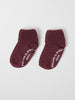 Burgundy Antislip Kids Socks Multipack from the Polarn O. Pyret kidswear collection. Nordic kids clothes made from sustainable sources.
