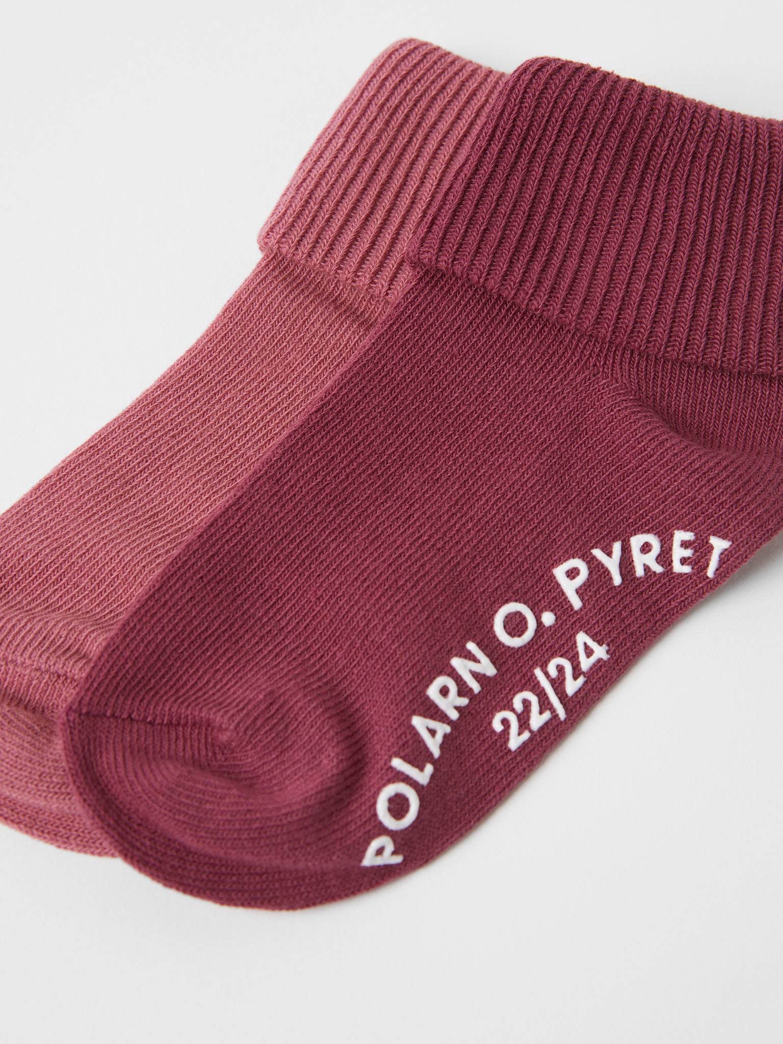 Pink Antislip Kids Socks Multipack from the Polarn O. Pyret kidswear collection. Clothes made using sustainably sourced materials.